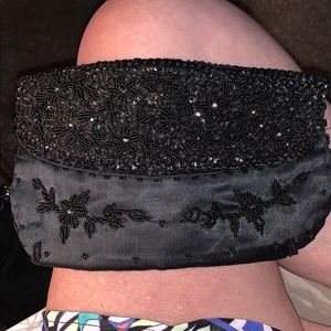 One of a kind hand beaded fancy clutch